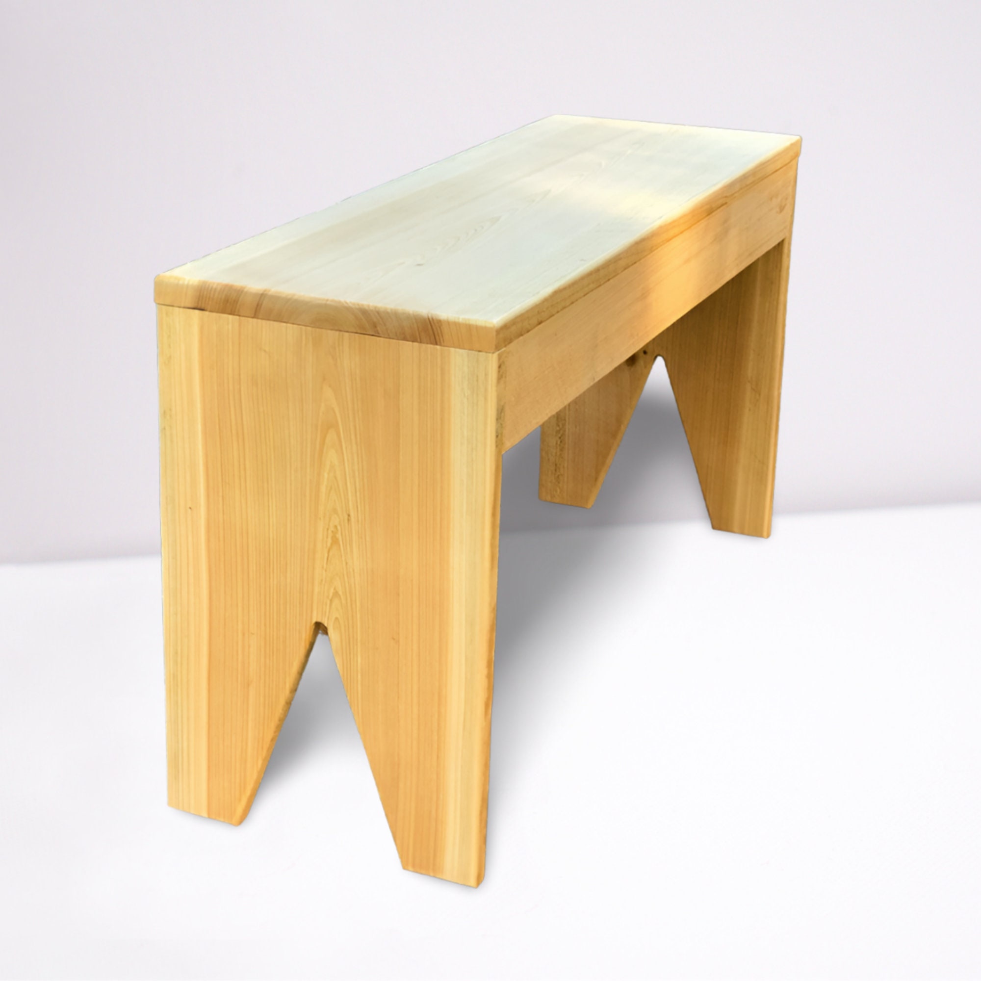 Plain wooden bench discount