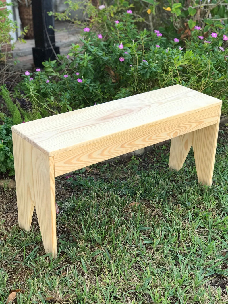 Wedding Guest Book Alternative Rustic Wood Bench Also Perfect Etsy