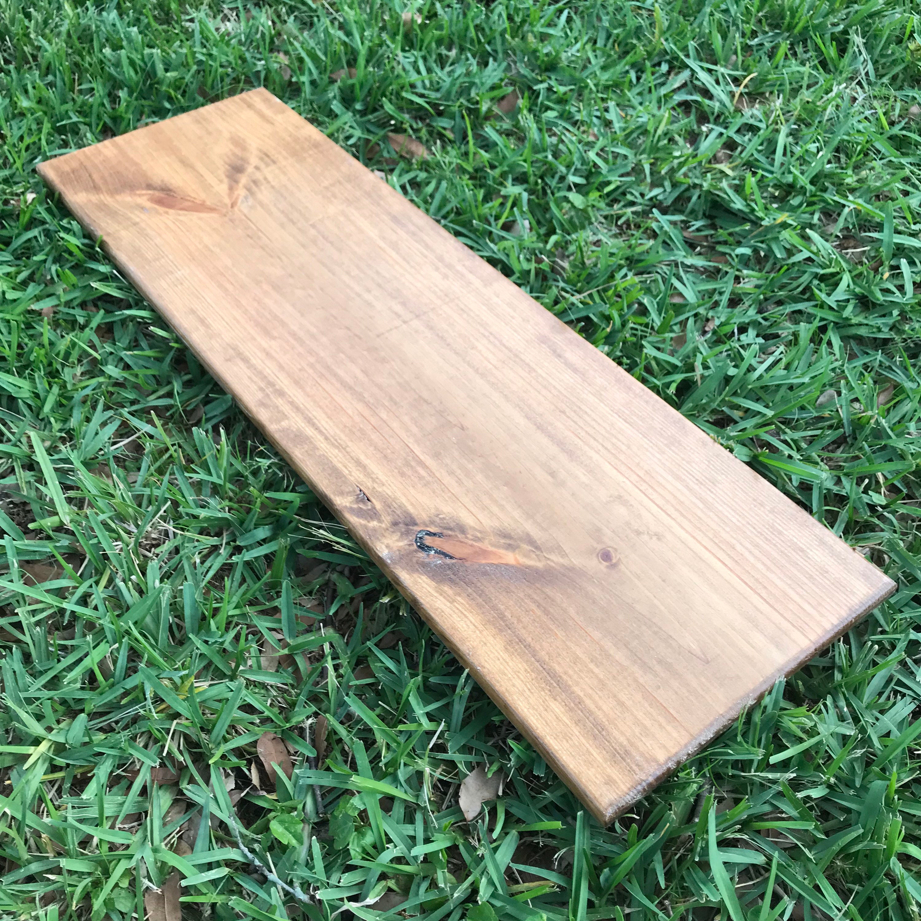 2 Shelf Boards 1 x 12 x 36" Long made from Southern Yellow Pine Wood