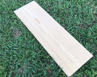Pine Wood Shelf Boards 36" Long DIY Shelving, Rustic Stained or Unfinished