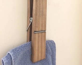 Rustic Jumbo Clothespin, Rustic Extra Large Clothespin, 12" Jumbo Clothespin, Rustic Decorative Clothespin, Rustic Supe Huge Clothespins