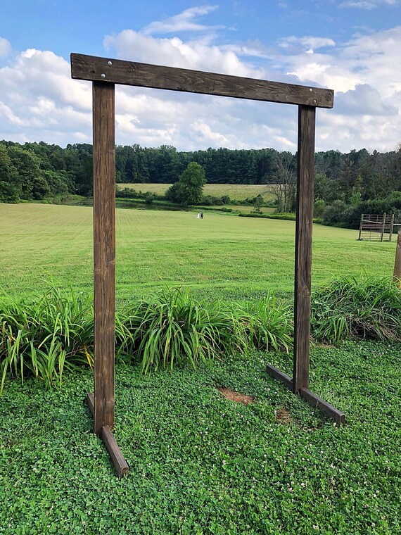 Rustic Wedding Arch Kit Portable Wedding Trellis Barnwood Etsy