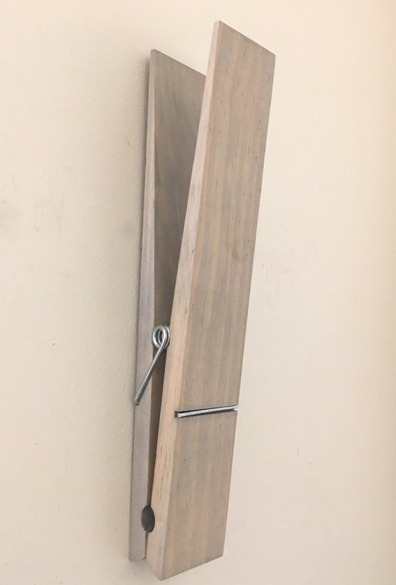 Rustic Jumbo 12 Clothespin Giant Clothespin Extra Etsy
