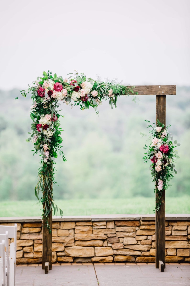 Rustic Wedding Arch Kit Portable Wedding Trellis Barnwood Etsy