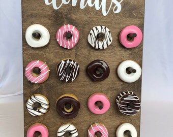 TOPJOWGA Donut Pared, 4 Pcs Soporte para Donuts de Madera, Reutilizable Soporte  Donuts Boda, Tablero de Soporte para Donas, Donuts de Madera para Hogar,  Bodas, Cumpleaños, Fiestas, Baby Shower : : Hogar