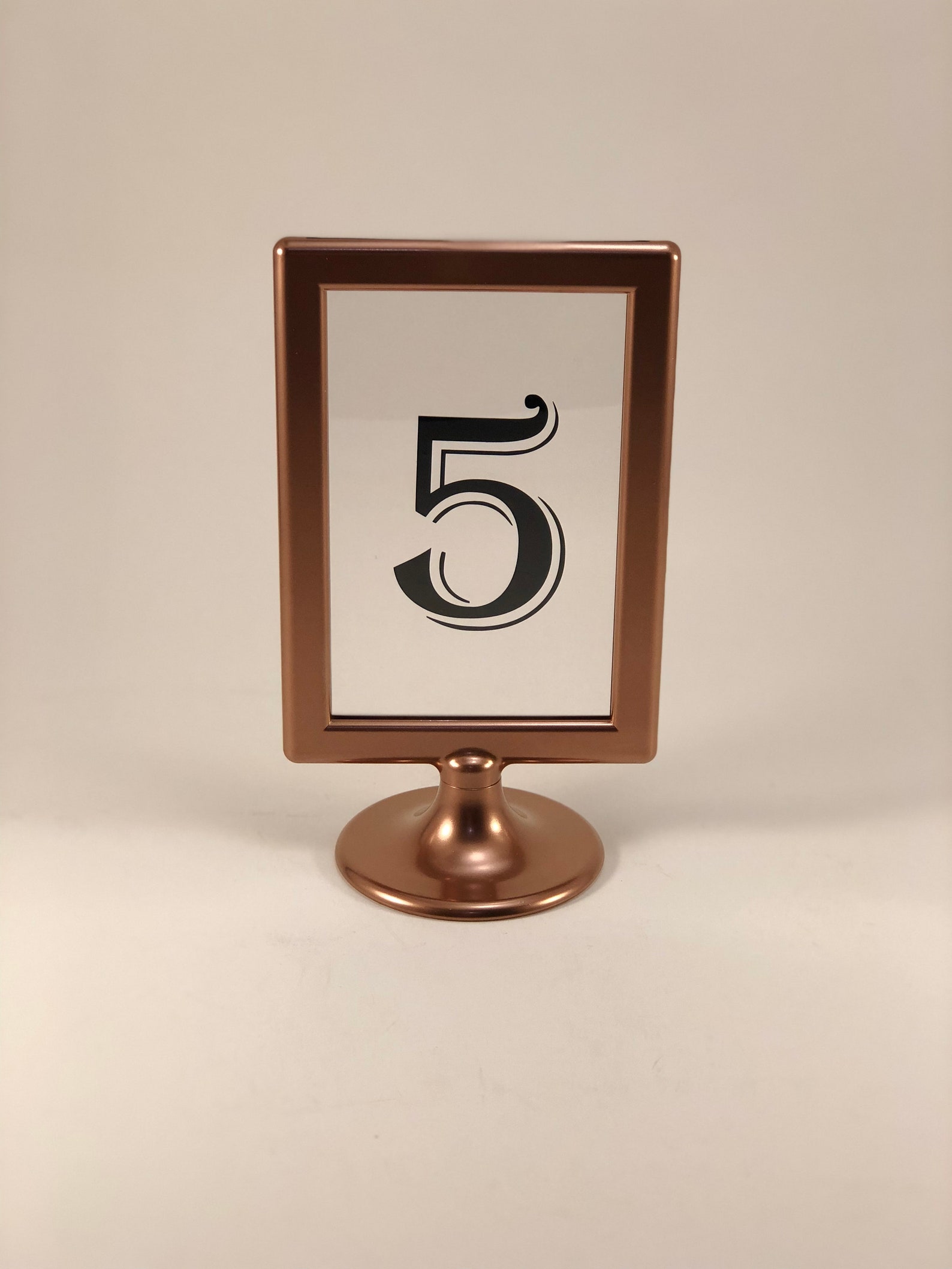 Rustic Wedding Table Numbers Table Markers Copper Wedding Etsy