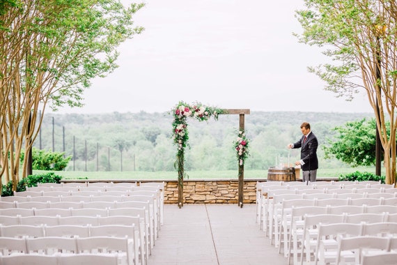 Wooden 2024 wedding arch