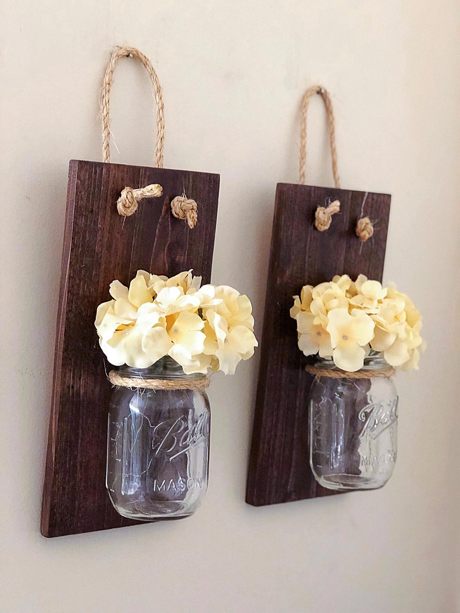 Rustic Mason Jar Sconces Rustic Mason Jar Wall Sconces Etsy Canada