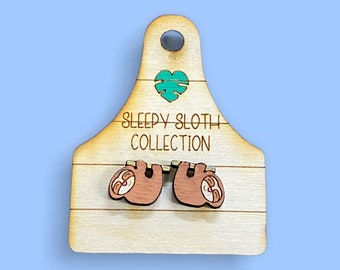 Sloth Stud Earring