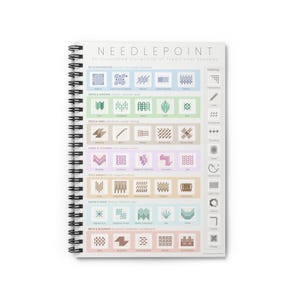 Needlepoint Journal | Blank Inside Lined Pages