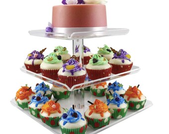 plastic cake stand etsy