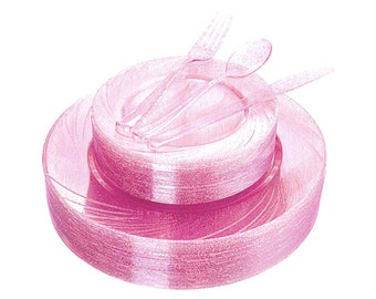 pink plates etsy