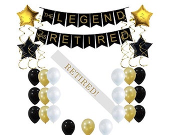 retirement decorations for a woman