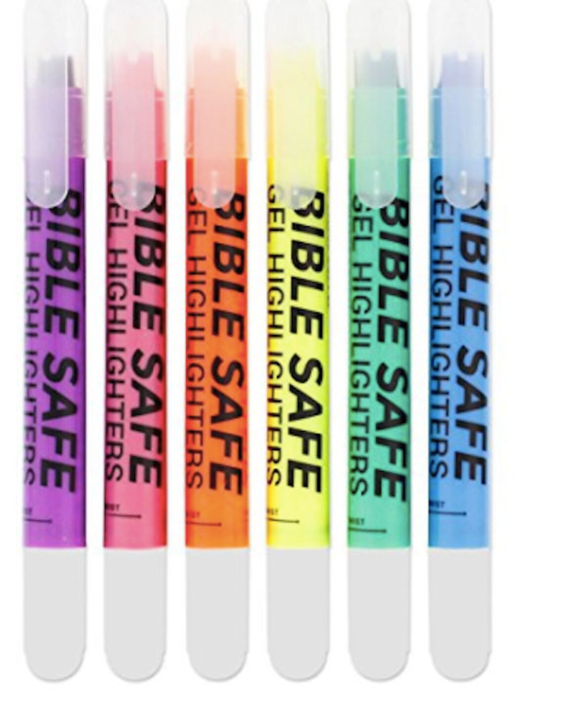 Bible Highlighters Gel Highlighters Safe Gel bible highlighter Etsy