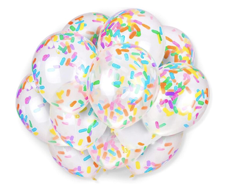 24 Sprinkle Balloons Ice Cream Balloons Donut Theme Balloons Etsy