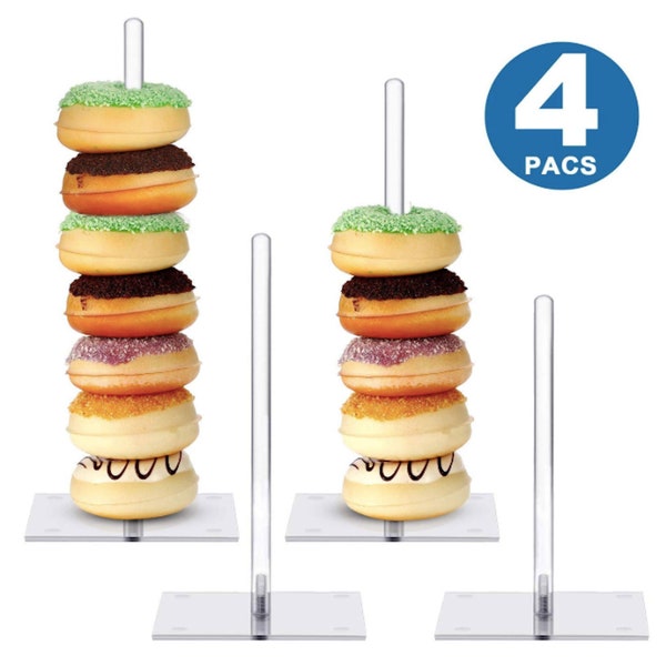 Donut Stand Donut Party Breakfast Theme Party Doughnut Stands Acrylic Donut Stands Doughnut holder Donut Stand Doughnut Party Doughnut Wall