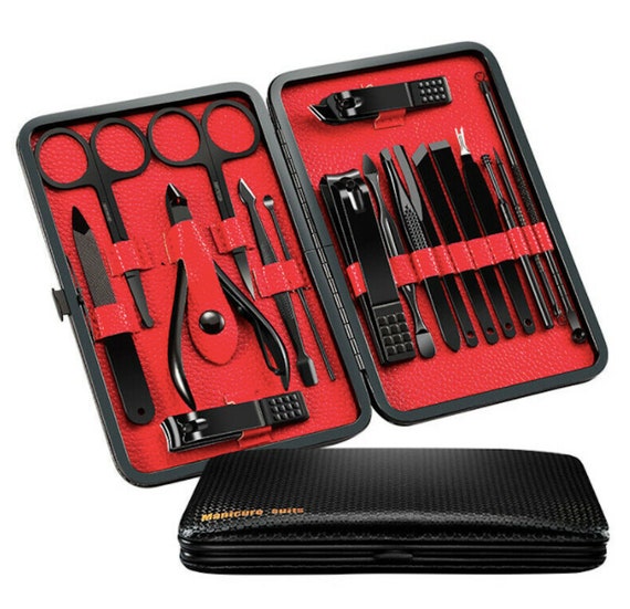 16PCS/set Manicure Set, Pedicure Kit Nail Clipper Set Professional Men  Grooming Kit Stainless Steel Portable Travel Nail Kit | M.catch.com.au