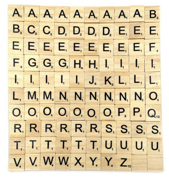 Scrabble Fliesen Buchstaben Holz Zahlen wählen Sie Ihre eigenen Brief Stück Handwerk Holz 