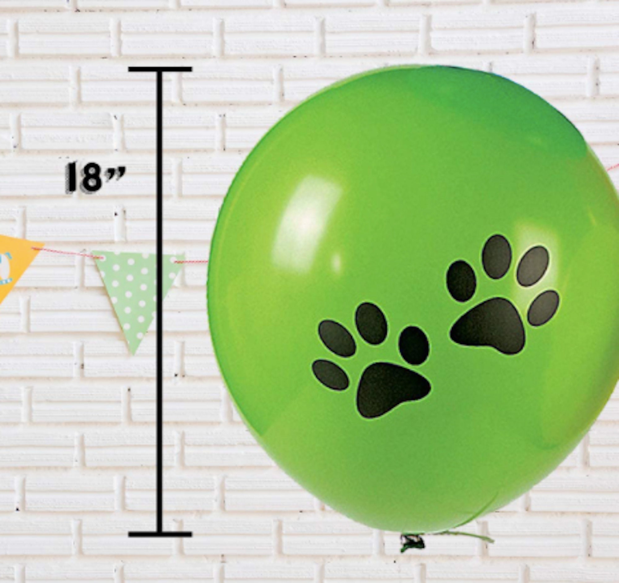 12 Paw Print Balloons Dog Party Balloons Latex Balloons Etsy