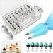 42 Pcs Icing Piping Nozzles Pastry Tips Cake Sugarcraft Decorating Supplies Tool Frosting Tips Cupcake Baking Cake Baking Frosting Tips 