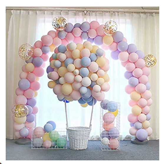 100 Pastel Balloons Macaron Balloons Candy Colored Baby Shower Etsy