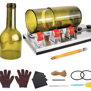 Precise Wine Beer Glass Bottle Cutting Tool Recycle Kit DIY Craft Cutter Machine