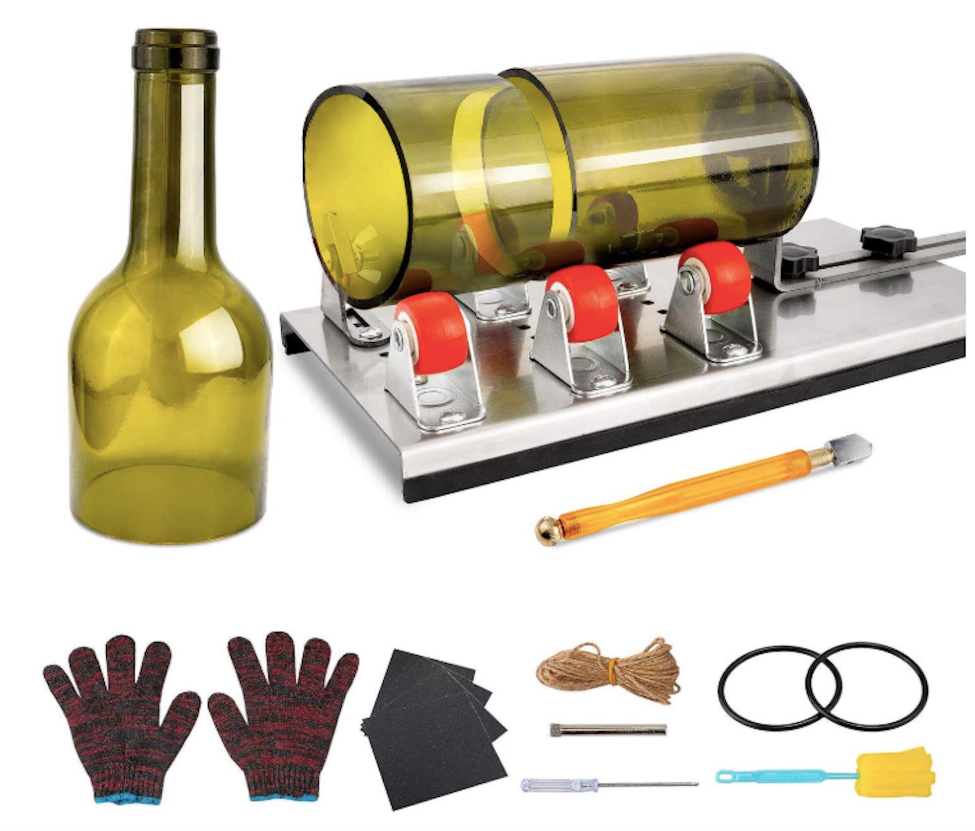 Oval Bottles Home Craft Glass Gadget Glass Bottle Cutter for Cutting Round Oval Bottles Home Craft Glass Gadget Glass Bottle Cutter for Cutting Round