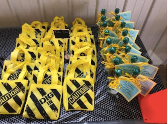 Construction Party Bags Construction Birthday Favors Dump Etsy