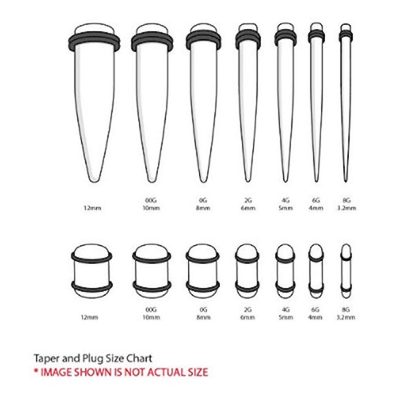 Ear Gauge Size Chart