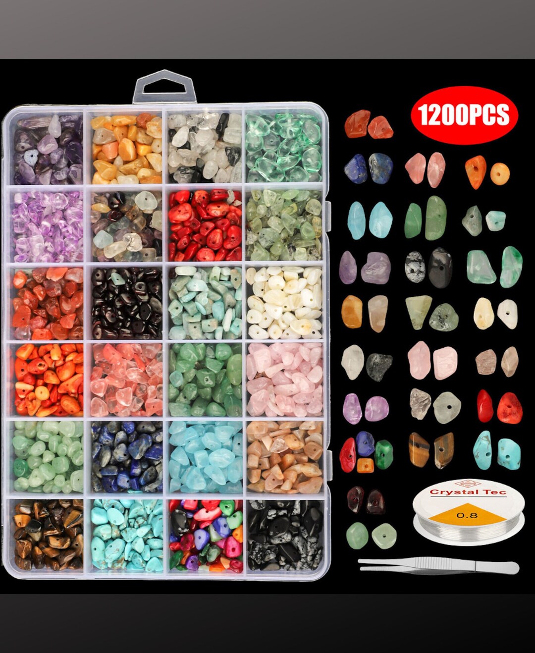 DIY Jewelry Kit with Rhinestone Breads main image 0