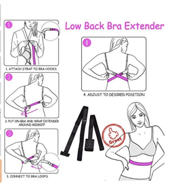 Low Back Bra Strap Bra Strap Converter Adjustable Bra Etsy