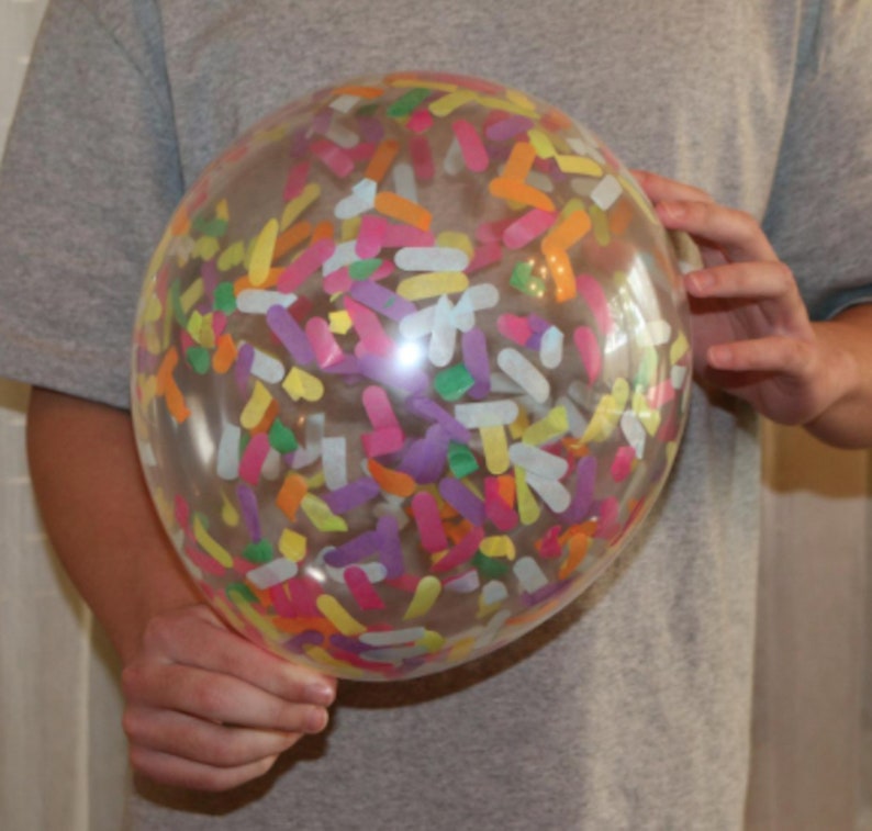 24 Sprinkle Balloons Ice Cream Balloons Donut Theme Balloons Etsy