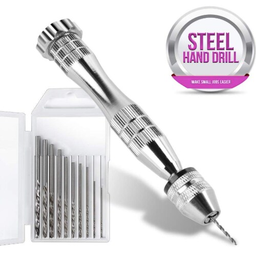 Steel Hand Drill Hand Spiral Pin Vise 