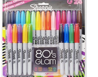 Sharpie Twin Tip Fine Point Ultra Fine Point Permanent Black Markers 4 CD/DVD Twin Tip Illustration Drawing Blending Shading Rendering, Arts