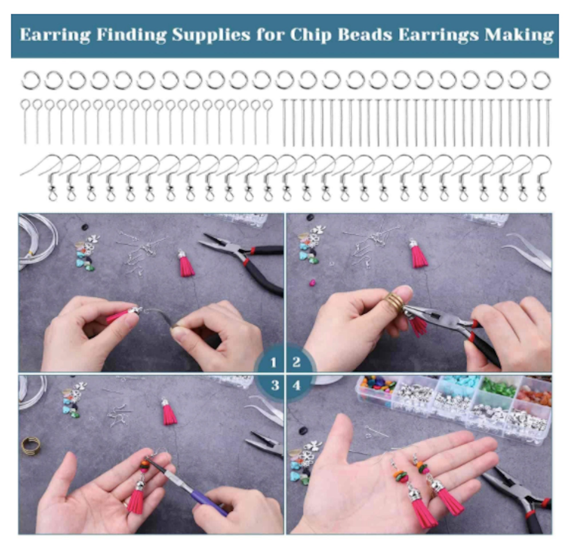 Jewelry Making Starter Kit Jewelry Making Supplies Crystal Etsy Canada