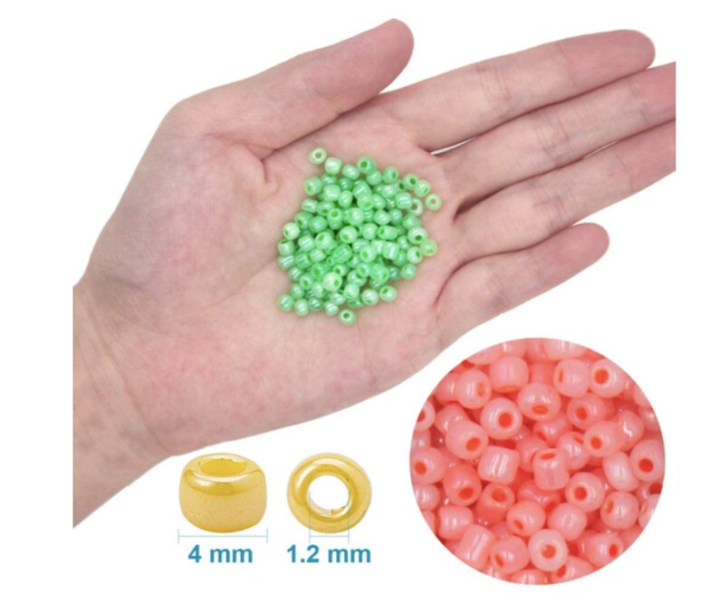 Jewelry Beads Making Kit Glass Seed Beads Small Craft Beads Small Beads for DIY Bracelet Necklaces Crafting Jewelry Making Supplies