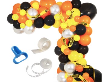 thumbnail image 2 of Cerem Construction Birthday Party Decor – Dump Truck & Excavator Banner And Balloon Set 2 of 3