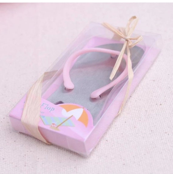 flip flop bottle opener favor