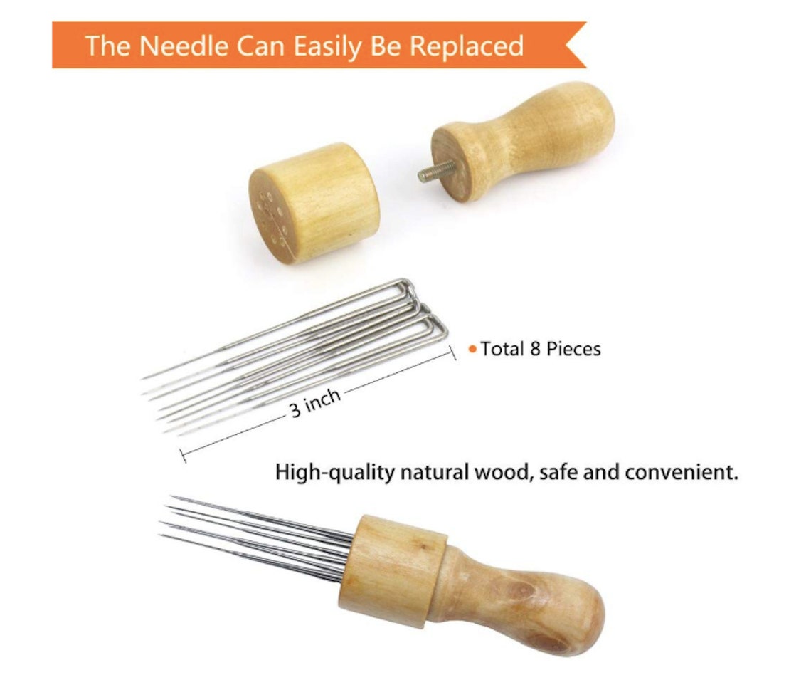 Needle Felting Kit Wool Felting Tools Kit Felting Needles Etsy