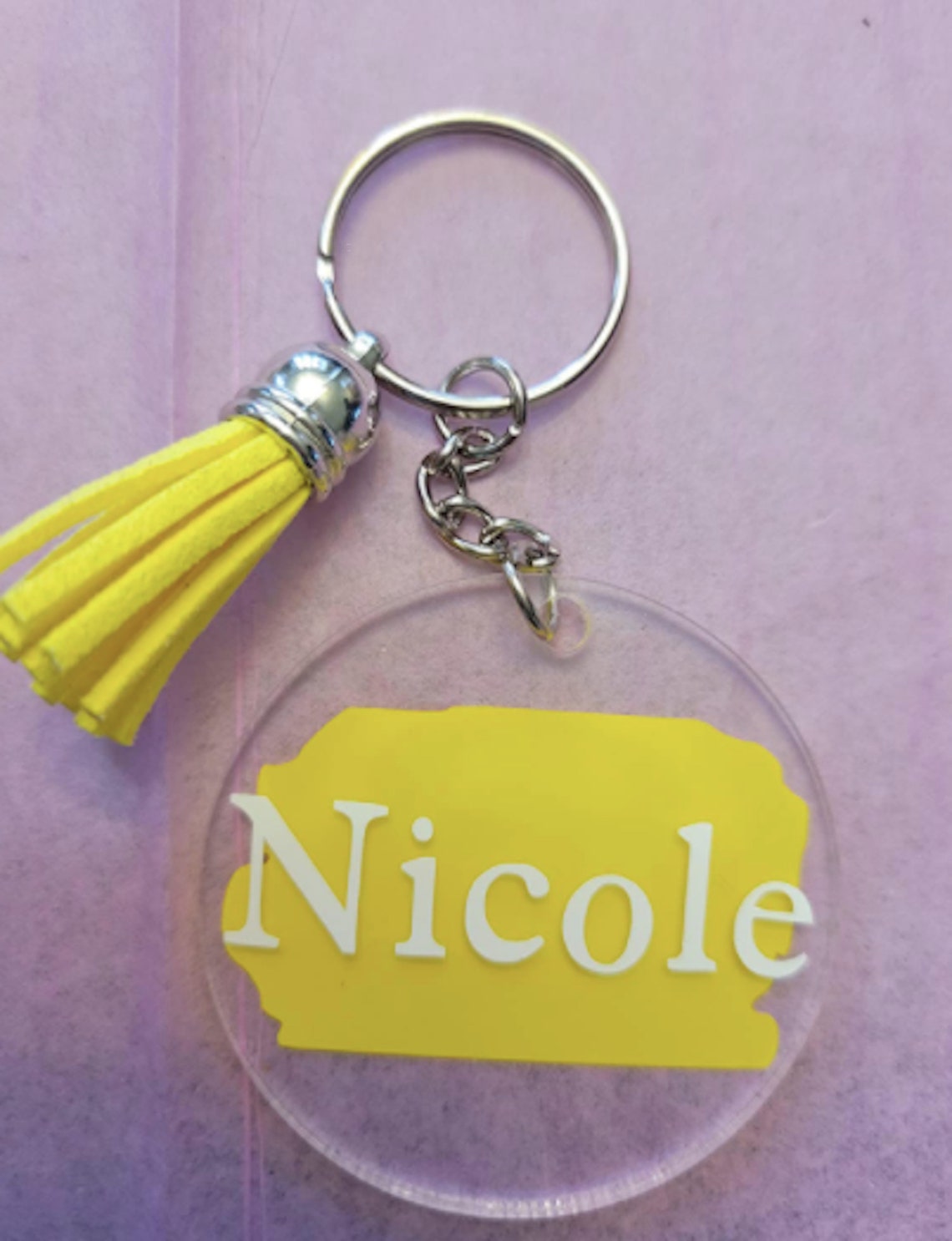 Acrylic Keychain Blanks Clear Keychains for Vinyl Kit Keychain Etsy