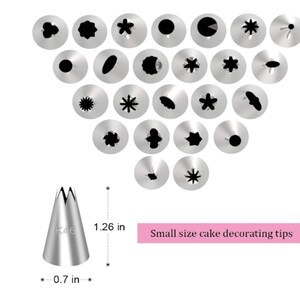 Cake Decorating Supplies Cake SuppliesCupcake Decorating Kit Cake Making Supplies Icing Cookie Decorating Frosting tips Coupler Pastry Bags image 2