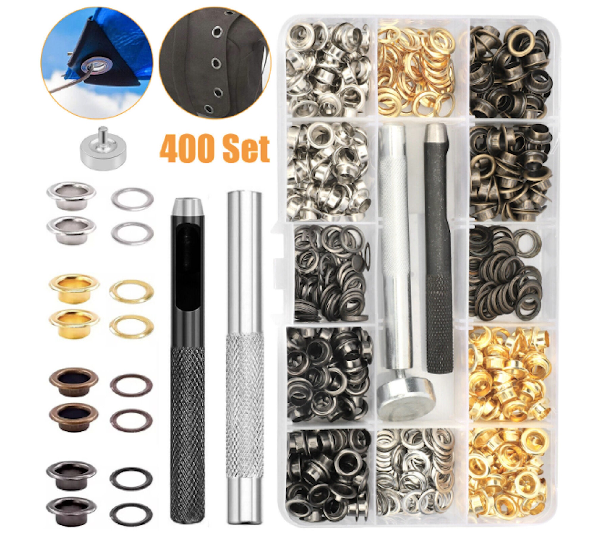 480 Sets Leather Rivets Double Cap Rivet Tubular Metal Studs Fixing Tool  Kit For DIY Leather Craft Repairs Decoration Hot Sale - Buy 480 Sets Leather  Rivets Double Cap Rivet Tubular Metal