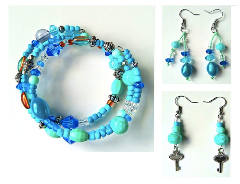 Jewelry Making Kit Turquoise Jewelry Findings Set Jewelry Etsy