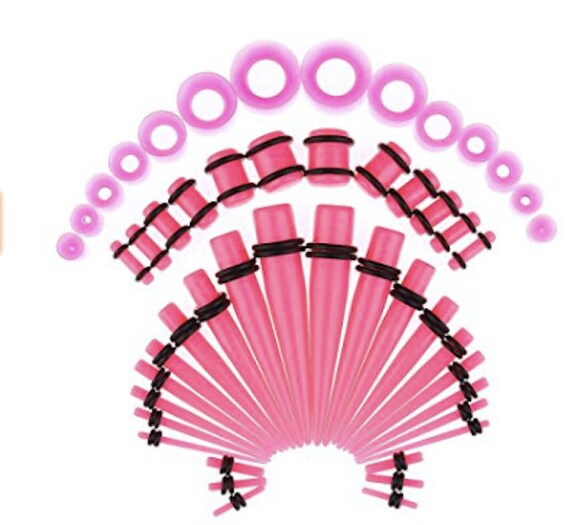 Stretching ears with acrylic hotsell tapers