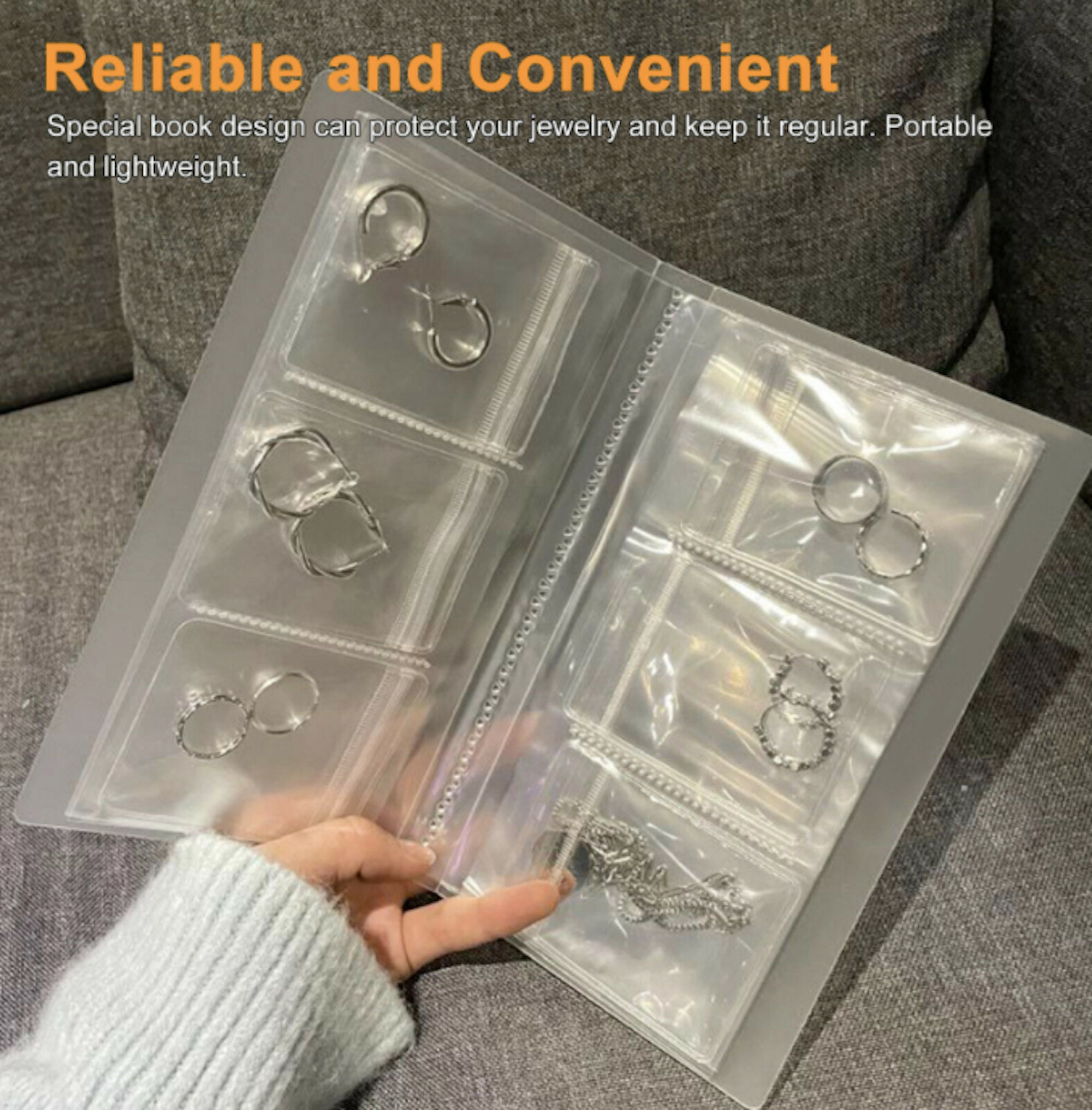 Jewelry Storage Bags Clear Plastic Transparent Jewelry Etsy