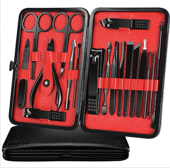 15-Piece Manicure Set for Women Men Nail Clippers Stainless Steel Manicure  Kit - Portable Travel Grooming Kit - Facial, Cuticle and Nail Care -  Walmart.com