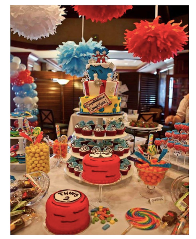 Dr Seuss Cat In The Hat Party Decorations Birthday Decorations Etsy