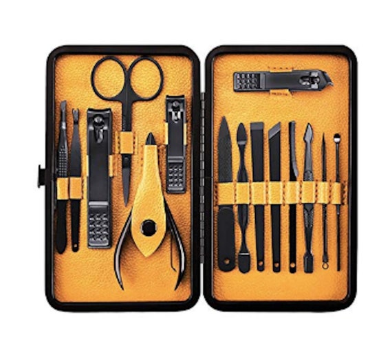 Manicure Set Men Grooming Kit Woman Set Stainless - Etsy