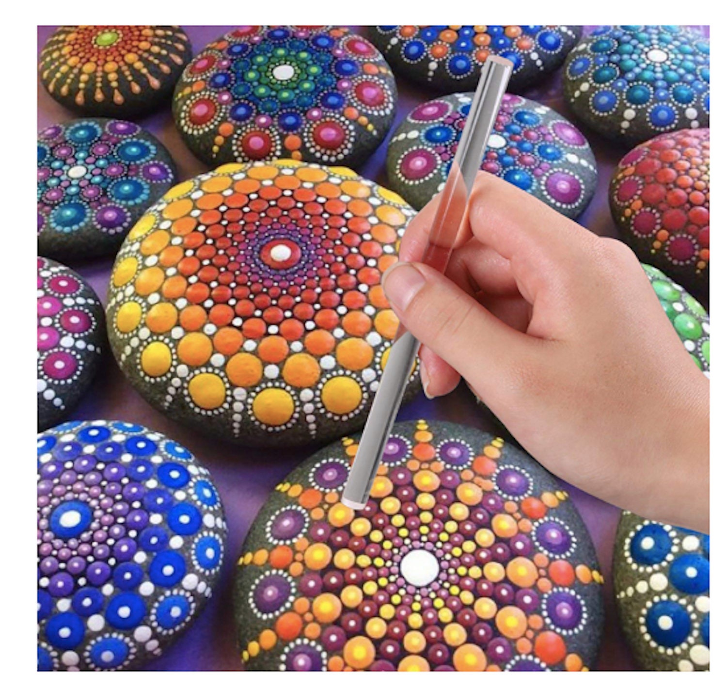 Mandala Dotting Tools Painting Kit - Rock Dot Paint Stencils Tool Set Art  Cra - Mercado 1 to 20 Dirham Shop