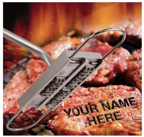 Meat Branding Iron Personalized Meat Brander BBQ Grill Tools Grilling BBQ  Tools Gift Grill Man Gift Barbecue Steak Press Tool for Grilling 